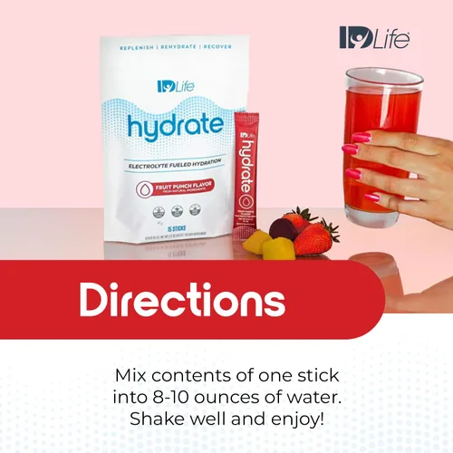 Vista 9 de IDLife Hydrate - Ponche de frutas - 15 varillas