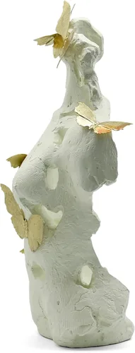 Vista 4 de Lukitas Busto femenino abstracto con escultura de mariposas, estatua de Afrodita, decoración artística de figura corporal, belleza de defectos