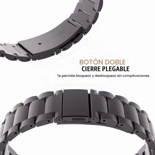 Vista 3 de Compatible con Michael Kors Access Gen 5 Bradshaw/Lexington - Pulsera de metal de repuesto de acero inoxidable sólido para MK Access Gen 5 Lexington