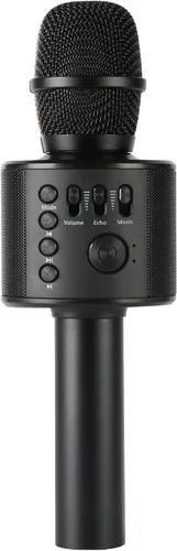 Vista 14 de Micrófono de karaoke inalámbrico Bluetooth con altavoces incorporados + grabación HD, micrófono portátil de mano Lila