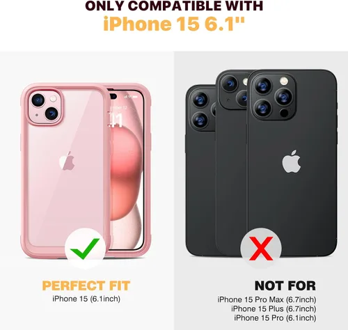Vista 769 de DIACLARA - Funda transparente compatible con iPhone XR 6.1 pulgadas 2018