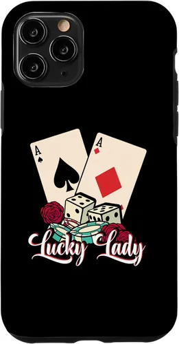 Vista 29 de Lucky Lady Poker Player Gambling Casino Gambler Case for iPhone 16