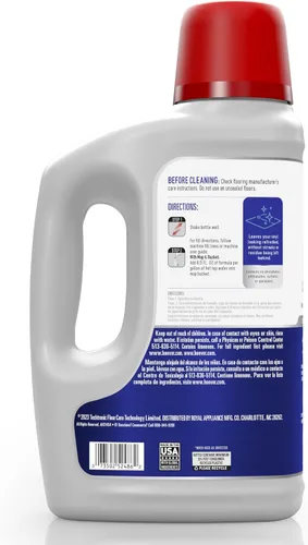 Vista 2 de Hoover Renewal - Limpiador de suelos de vinilo de lujo, solución de limpieza concentrada para máquinas de suelos duros, fórmula de 64 onzas