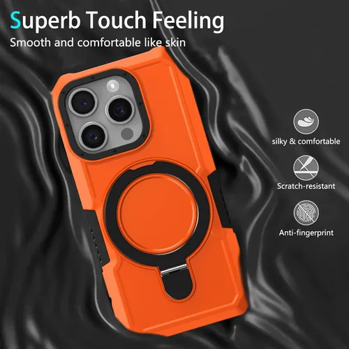 Vista 6 de Funda compatible con Oppo A1k, carcasa con función atril integrada compatible con Oppo A1k a prueba de golpes, funda protectora 2 en 1 para teléfono