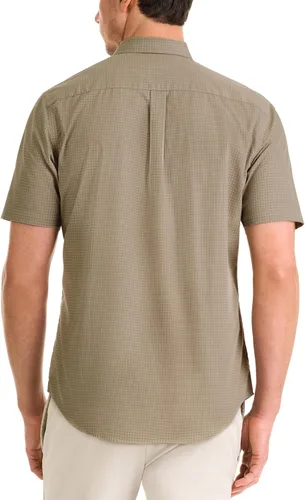 Vista 2 de Van Heusen Camisa de manga corta sin arrugas con botones para hombre