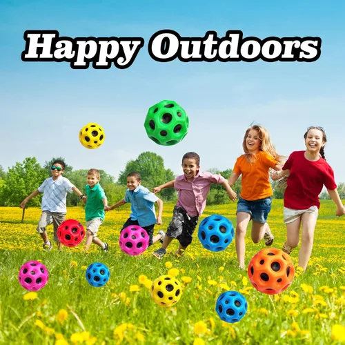 Vista 6 de ZHEBAG Super High Jumping Ball,Extreme High Bouncing Ball, Super High Bouncing Ball, Children's Sensory Ball, Athlete Training Ball