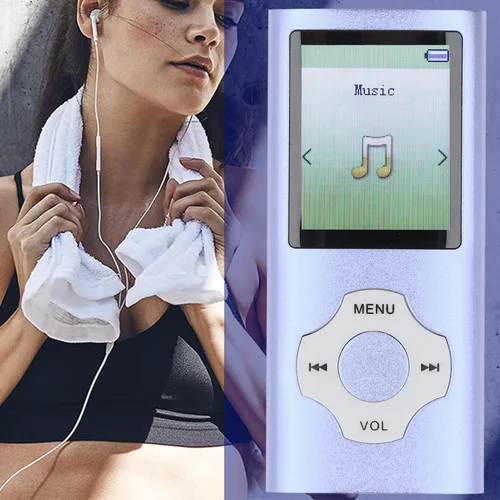 Vista 8 de MP3 Player MP4 Player Digital Audio Player 1.8 Inch Color Screen 16GB Memory Card HiFi Lossless Sound with Expandable Storage for Study Fitness