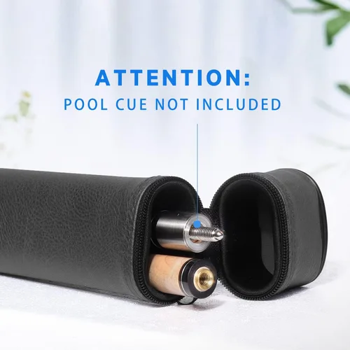 Vista 6 de GSE 1x1 Hard Billiard Pool Cue Case, Holds 1 Butt and 1 Shaft Negro
