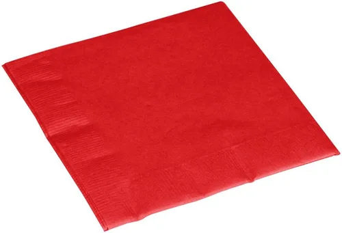 Vista 3 de amscan 3-Ply Dinner Napkins Party Supplies, One Size, Apple Red
