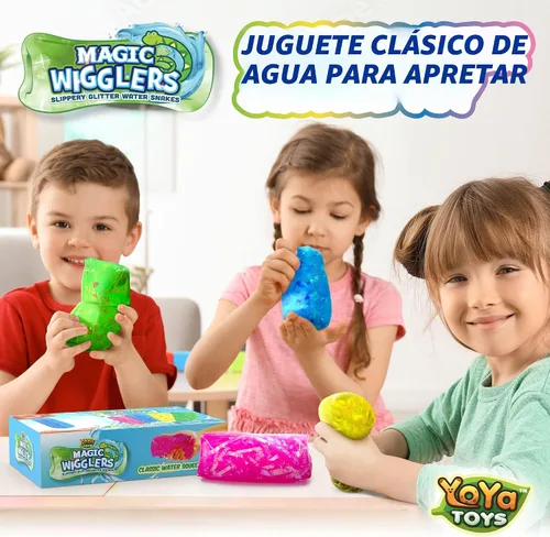 Vista 5 de YoYa Toys Magic Wigglers - Juguete para ansiedad de serpiente de agua, juguete para el estrés de serpientes de agua, juguete para el estrés, tubo