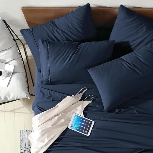 Vista 14 de Swift Home Juego de sábanas de microfibra Twin de 4 piezas (incluye 1 funda de almohada adicional), ultrasuave cepillado - extremadamente duradero