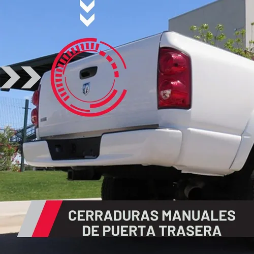 Vista 2 de Pop & Lock - Cerradura manual de puerta trasera para Dodge Ram, Negro