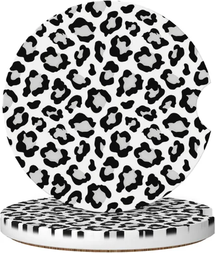 Vista 10 de Posavasos absorbentes de coche para portavasos, 2 unidades, universales, antideslizantes, de cerámica, para mujeres y hombres, 2.56 pulgadas