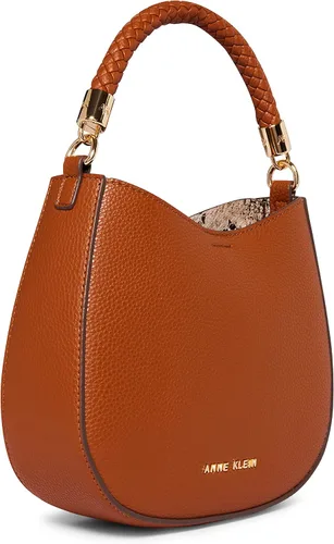 Vista 4 de Anne Klein Bolso bandolera Hobo con mango trenzado