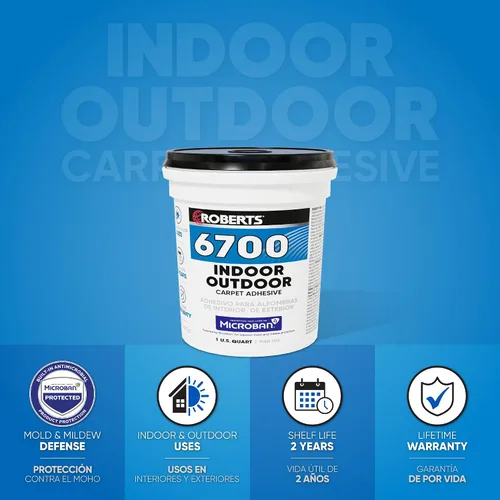 Vista 2 de ROBERTS 6700-0 1 Quart Adhesivo para Alfombra/Césped Artificial para Interior/Exterior
