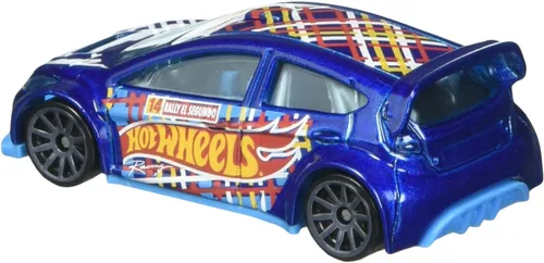 Vista 2 de HOT WHEELS EQUIPO DE CARRERA 4/5, AZUL '12 FORD FIESTA 210/365 10 RADIOS