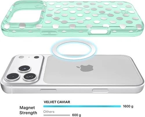 Vista 89 de VELVET CAVIAR Funda para iPhone 15, compatible con MagSafe, probada contra caídas de 10 pies, fundas protectoras de diseño, leopardo color rosa