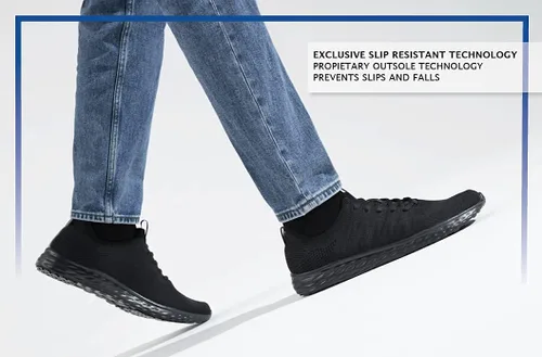 Vista 9 de Shoes for Crews Everlight - Zapatos de trabajo antideslizantes para hombre, calzado de trabajo y seguridad, zapatos de trabajo transpirables