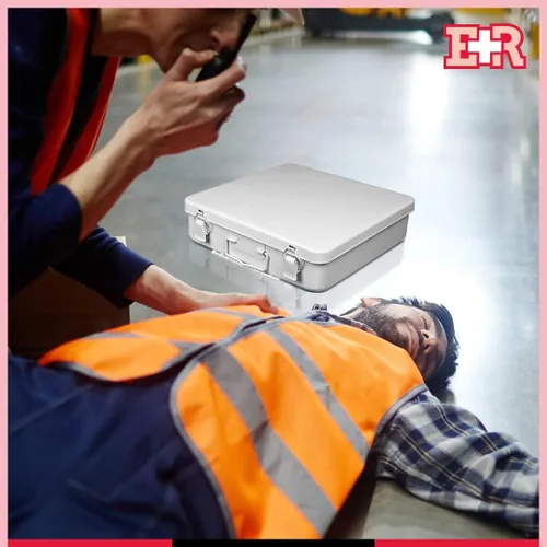 Vista 3 de Ever Ready First Aid Caja de metal, No.24 – 10" x 10" x 2.5
