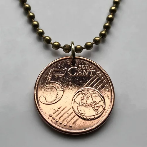 Vista 5 de 1999 España Colgante Moneda de 5 Ct Camino de Santiago Catedral Compostela Galicia Camino de Santiago Apóstol Orense Ferrol Cristianismo Praza do
