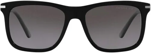 Vista 2 de Prada PR 18WS - Gafas de sol para hombre, color negro y gris polar