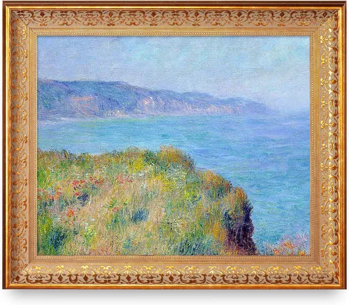 Vista 84 de A&T ARTWORK Antibes Seen from The Salis Gardens de Claude Monet Las Obras de Arte Clásico Mundial Reproducciones, Impresiones de Arte en Lienzo