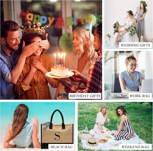 Vista 15 de BeeGreen Bolsa personalizada para mujeres, mamá, profesora, amigas, hermana, bolsas de regalo con bolsa de Comestic