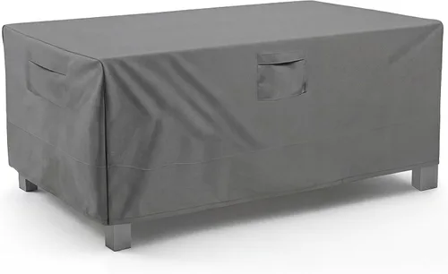 Vista 8 de Vailge Veranda Funda para mesa de patio rectangular/ovalada, resistente, impermeable y al aire libre, para muebles de jardín