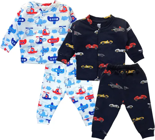 Vista 6 de Simply Traje de mono acolchado de algodón para niños pequeños y bebés
