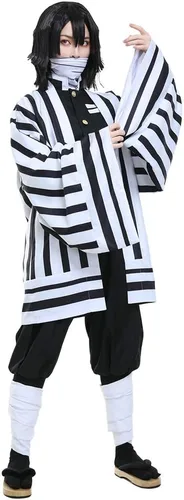 Vista 2 de miccostumes Disfraz de serpiente de anime para hombre, uniforme de equipo, cosplay, kimono
