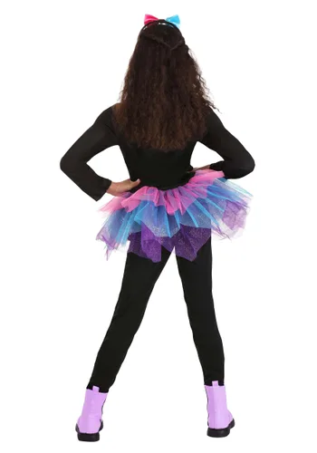 Vista 2 de Disfraz de Niña Esqueleto Arcoíris Multicolor