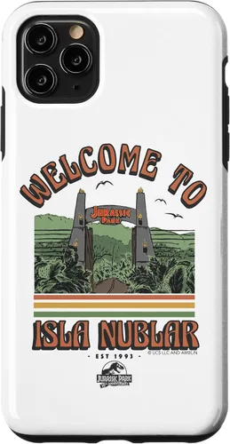 Vista 13 de Funda para iPhone 12 mini Jurassic Park Welcome to Isla Nublar