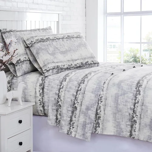 Vista 8 de Southshore Fine Living, Inc., Sábanas de Algodón 100% con Bolsillo Profundo, Sábanas de Algodón Satén de 300 Hilos Juego de Cama Tamaño Full, Sábana