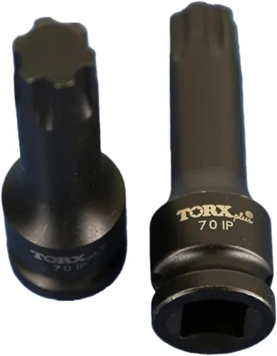 Vista 3 de TMAX 9 pc Torx Plus IP 3 pulgadas largo 6 puntos negro Impact Bit Socket Set 1/2 pulgadas Square Drive Auto reparación herramienta