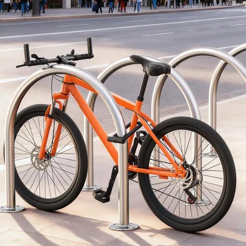 Vista 7 de Sportneer Cerradura de bicicleta: Bloqueo en U de bicicleta antirrobo de 0.709 in – Cerraduras en U de bicicleta con grillete con 3 llaves y soporte