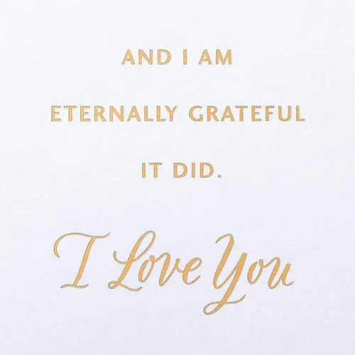 Vista 3 de American Greetings Tarjeta romántica (agradecida ternalmente)