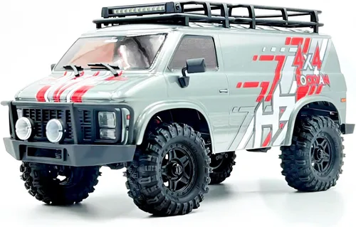 Vista 10 de HOBBYPLUS CR18P EVO 2 Rock RC Crawler - Mini rastreador RC escala 1/18 con transmisión de dos velocidades, engranajes totalmente metálicos