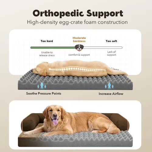 Vista 3 de Cama pequeña para perros y sofá para gatos, camas ortopédicas impermeables para perros pequeños, cama para gatos, sofá para mascotas cómodo