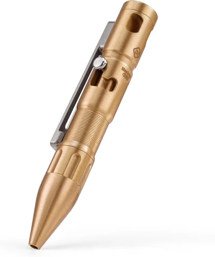 Vista 18 de MecArmy TPX10 Mini bolígrafo táctico de acción de perno de titanio con repuesto reemplazable, pequeño bolígrafo táctico EDC con cola giratoria