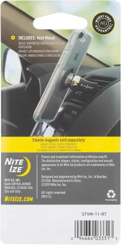 Vista 7 de Nite Ize Steelie - Soporte de ventilación adicional para teléfonos celulares, accesorios de teléfono compatibles con el sistema de montaje magnético