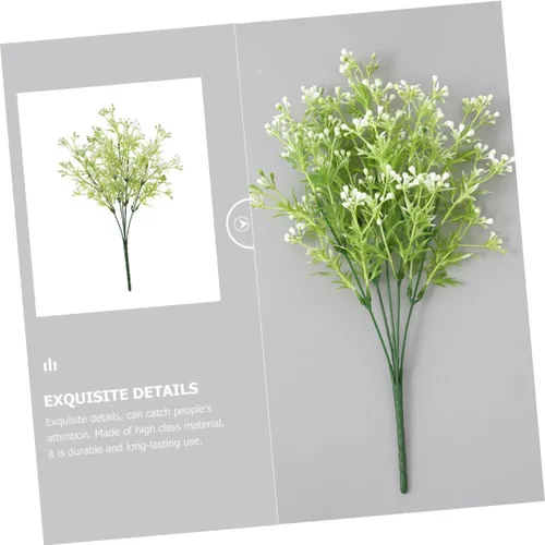 Vista 7 de IMIKEYA Rtificial decoración de plantas simuladas conjunto 4pcs vegetación falsa para decoración casera para fiesta