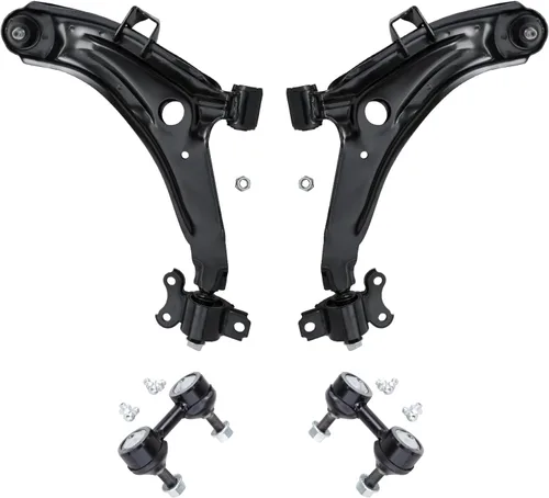 Vista 216 de Detroit Axle - Kit de brazos de control de extremo delantero para Acura 2004-2008 TSX 2003-2007 Honda Accord, 2 brazos de control inferiores, 2