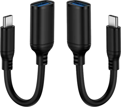 Vista 8 de Adaptador USB C a USB OTG para Android, 5Gbps On The Go USB3.0 USBC macho a USB-A hembra Adaptador Android OTG Cable para Samsung Galaxy S26 S25 FE