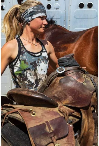 Vista 4 de Mujer Olann Merino Racerback Tank - Camisetas de caza de secado rápido para mujer
