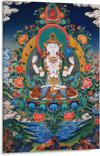 Vista 30 de Póster artístico con texto en inglés «Lord Shiva And His Family» («Lord Shiva And His Family») - Póster decorativo moderno para decorar la pared