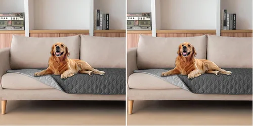 Vista 52 de gogobunny Manta para mascotas 3 veces más resistente, impermeable y a prueba de arañazos; protector de muebles reversible para perros y gatos, funda