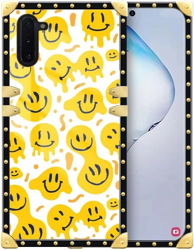 Vista 11 de DAIZAG Funda compatible con Samsung Galaxy Note 10, diseño colorido de cactus dorado, funda protectora de TPU suave antiarañazos