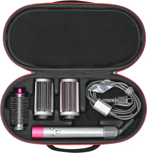 Vista 8 de RLSOCO Estuche Rígido para Dyson Airwrap Complete Long/Complete Styler HS08 HS05 HS01, NO para Dyson Airwrap i.d. - Se ajusta a 4 piezas de barriles