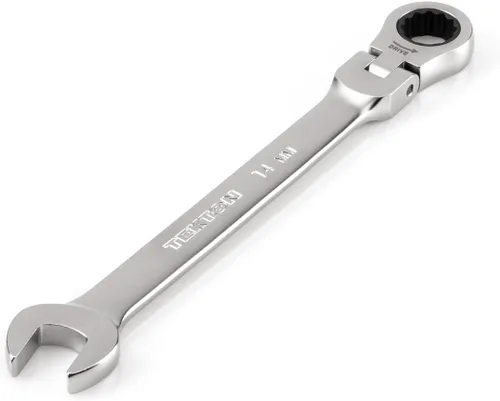 Vista 22 de TEKTON Llave combinada con cabeza flexible de 12 puntos de 22 mm WRC26422
