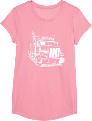 Vista 93 de Diesel Big Rig 18 Wheeler - Camiseta de camionero para camionero, Negro, S